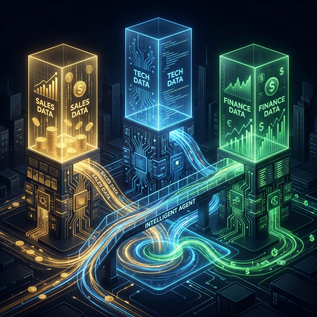The Data Silo Problem: How Multi-Agent Systems Connect Your Apps